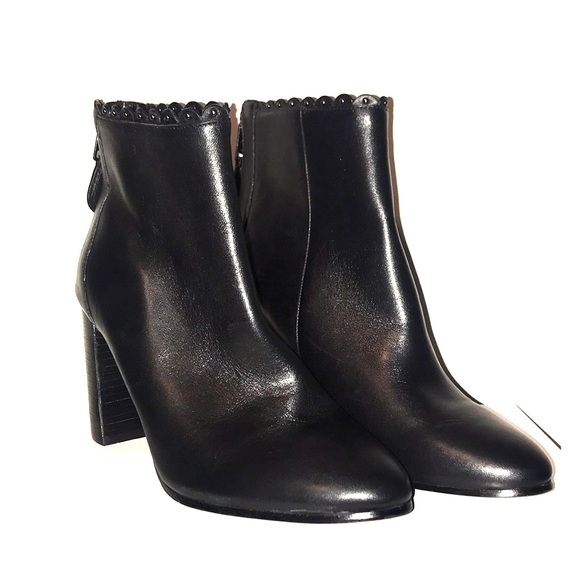Coach Shoes - NEW COACH Leather ‘Terence’ Zip Bootie Coach Shoes - NEW COACH Leather ‘Terence’ Zip Bootie